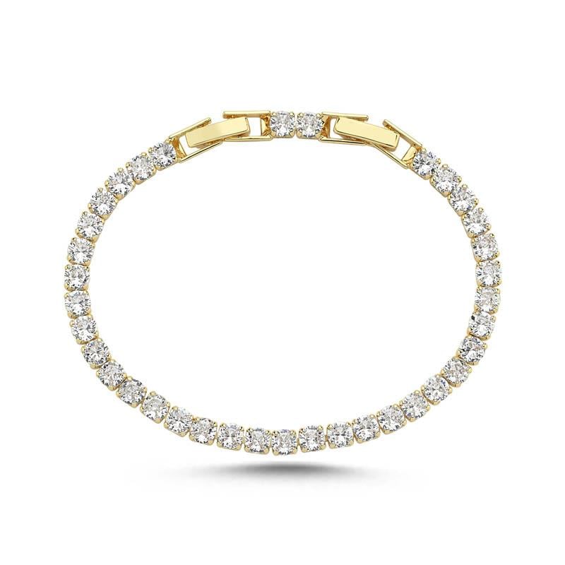 4mm 14K Rengi Su Yolu Bileklik