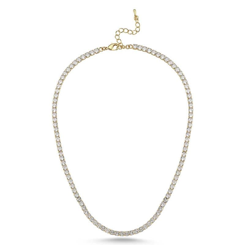 4mm 14K Rengi Su Yolu Kolye 