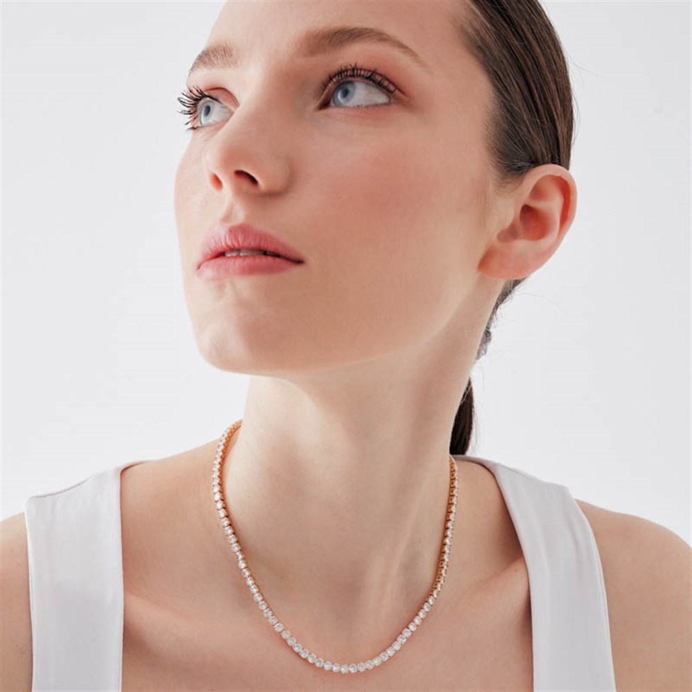 4mm Gold Su Yolu Kolye