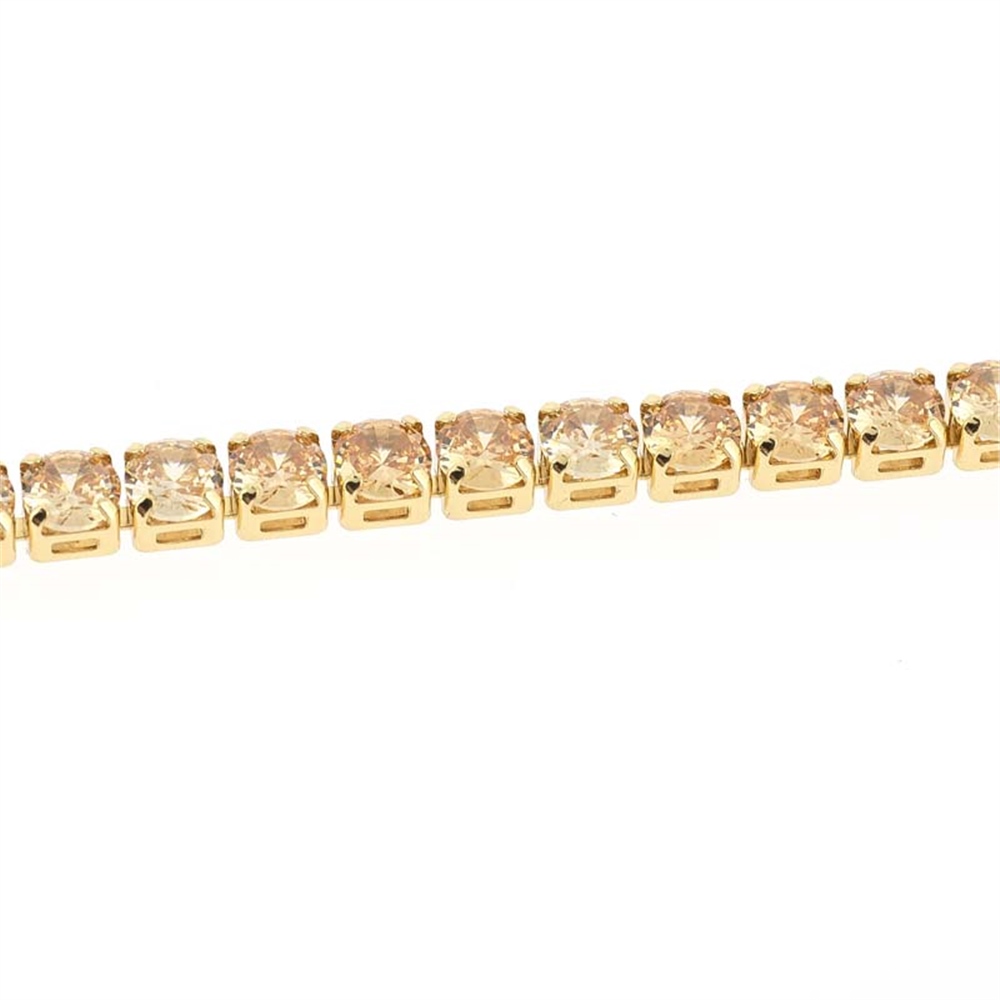 4mm Kahverengi Su Yolu Choker