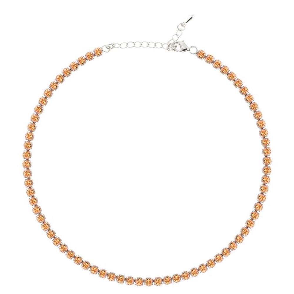 4mm Kahverengi Su Yolu Choker