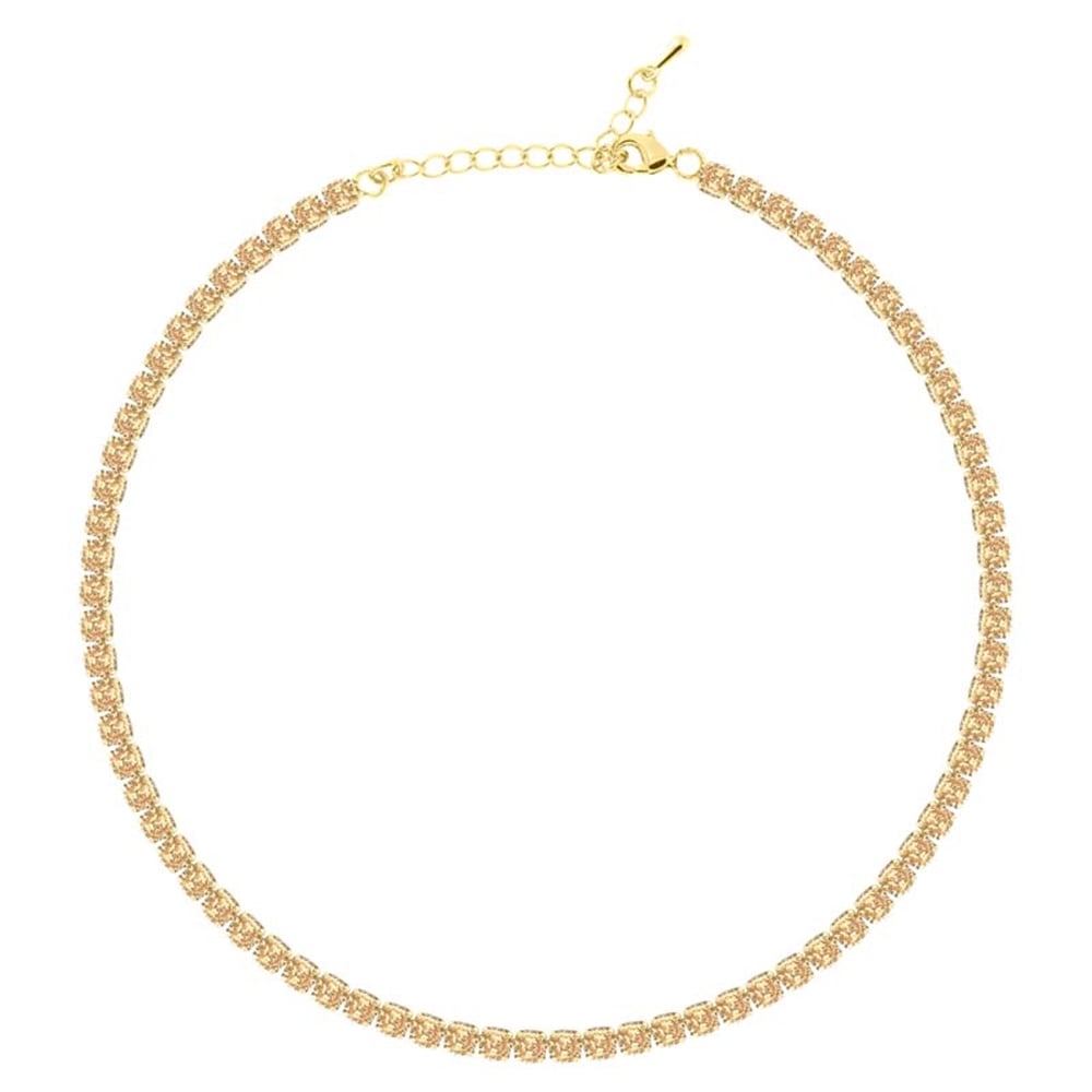 4mm Kahverengi Su Yolu Choker