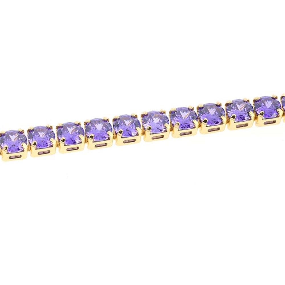 4mm Lila Su Yolu Choker