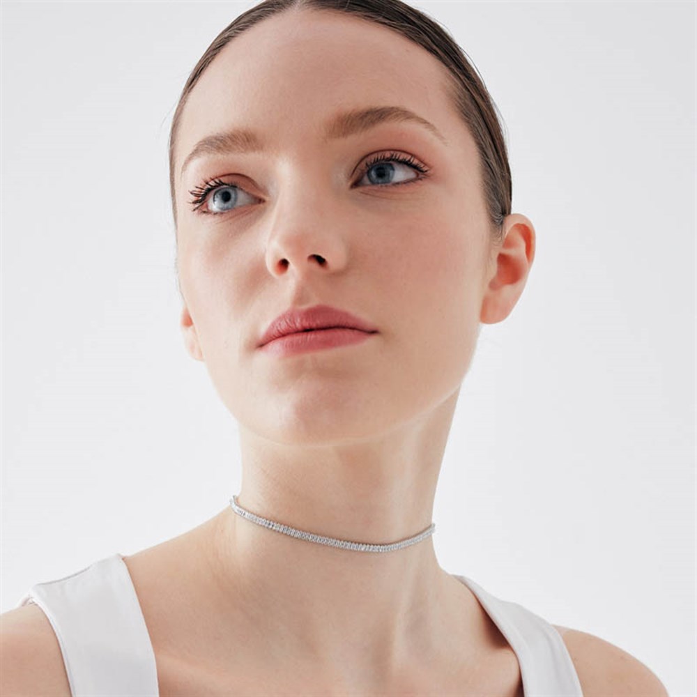 4mm Pembe Baget Choker