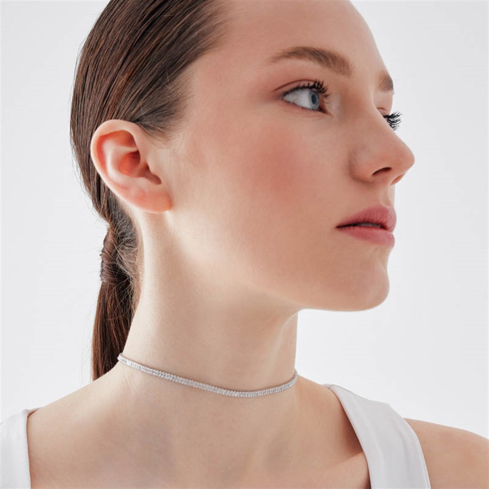 4mm Pembe Baget Choker