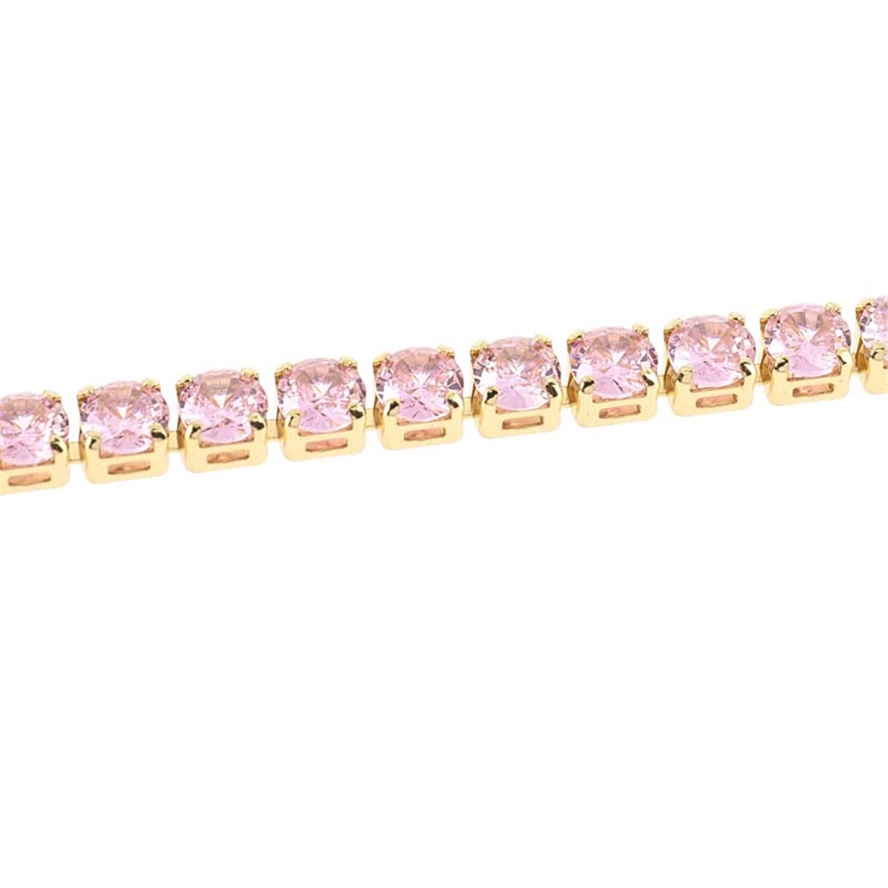 4mm Pembe Su Yolu Choker