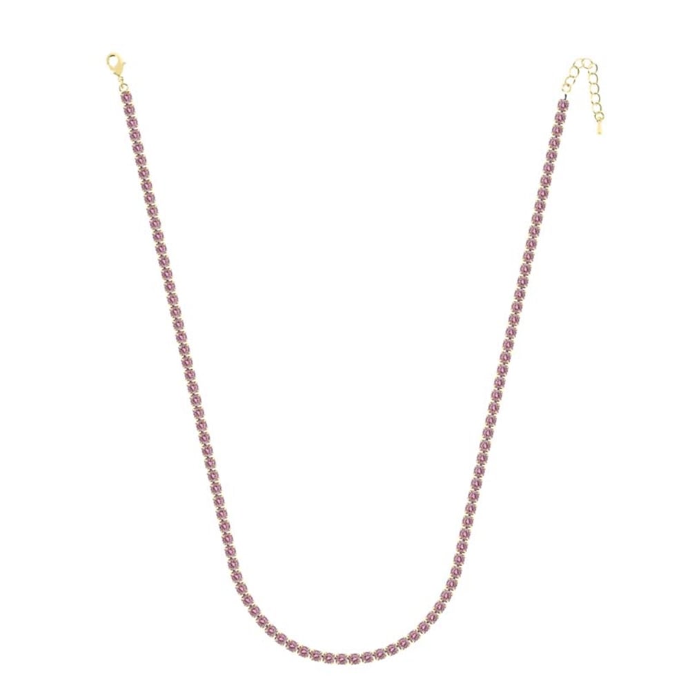 4mm Pembe Su Yolu Kolye