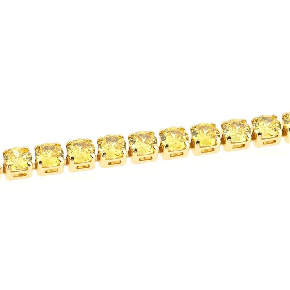 4mm Sarı Su Yolu Choker