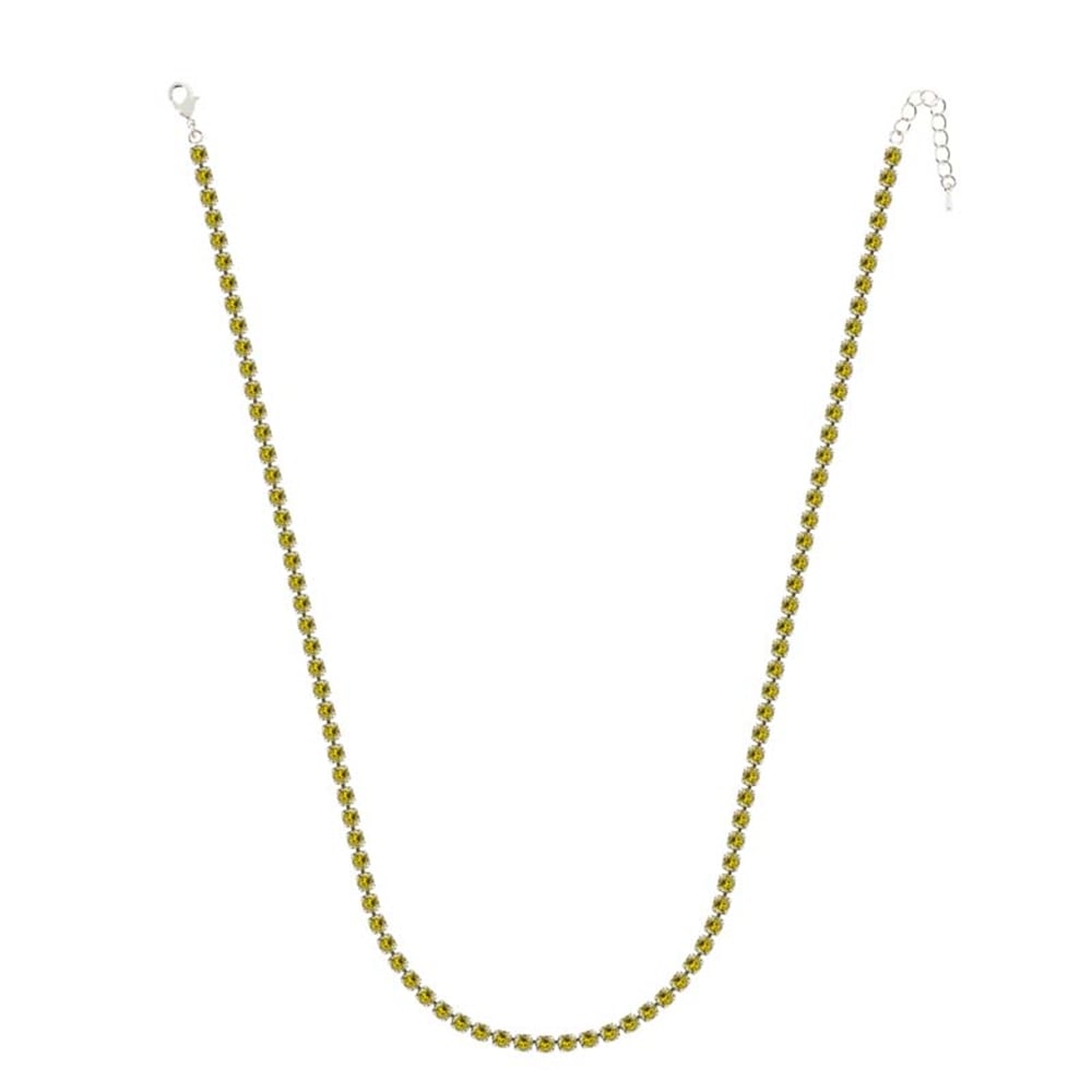 4mm Sarı Su Yolu Kolye