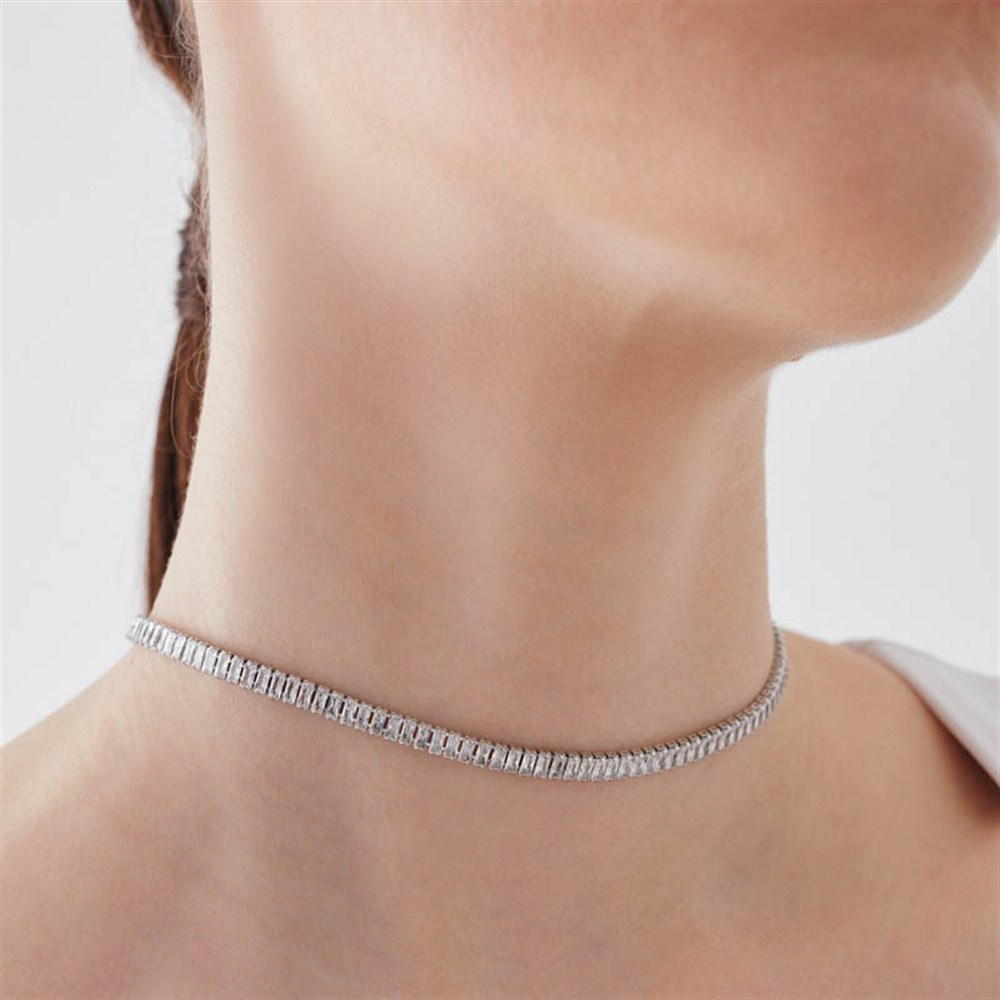 5mm Lila Baget Choker