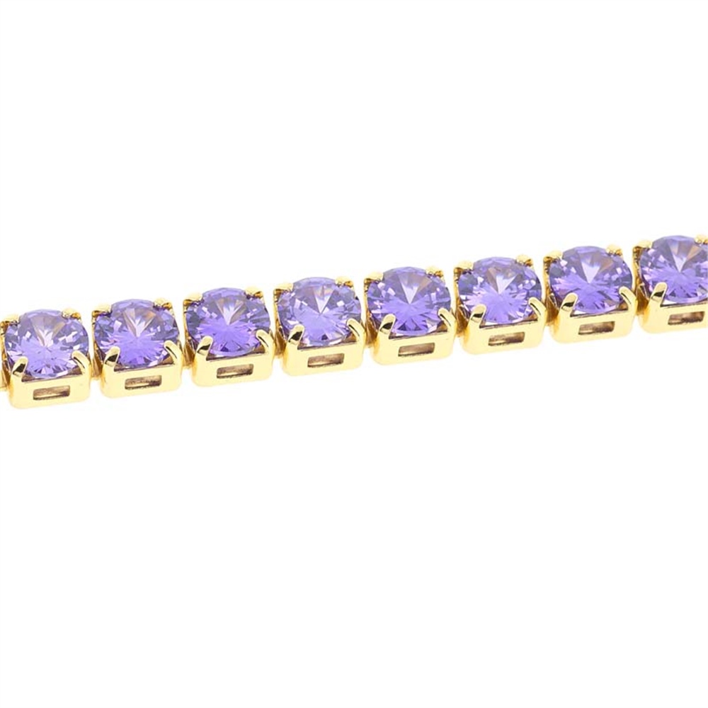 5mm Lila Su Yolu Choker
