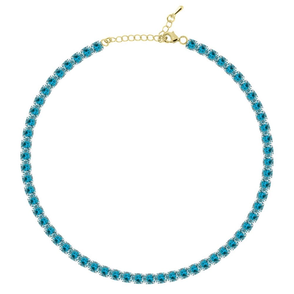 5mm Turkuaz Su Yolu Choker
