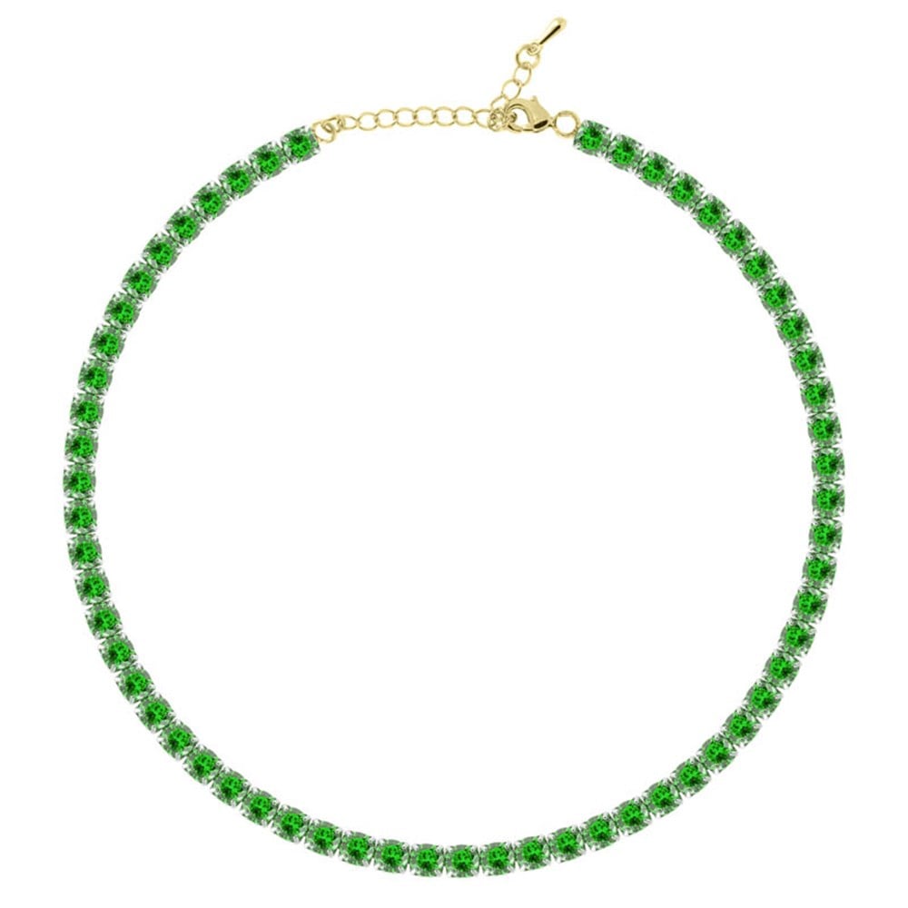 5mm Yeşil Su Yolu Choker