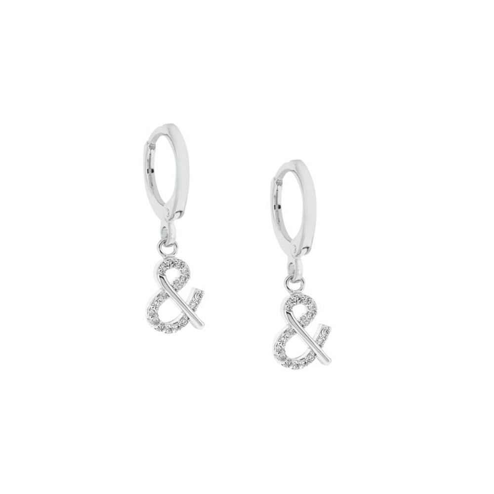 And Rhodium Küpe