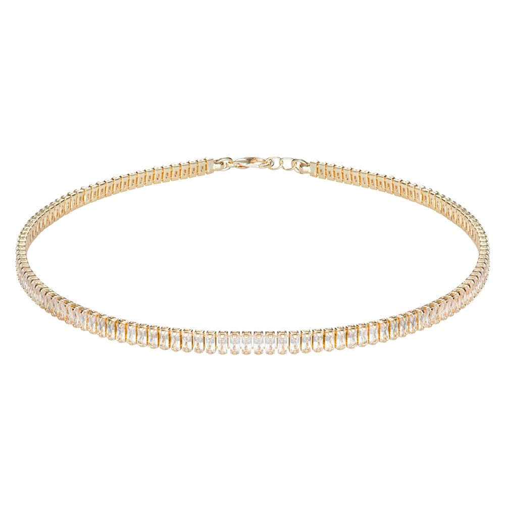 Delicato Baget Taşlı Choker
