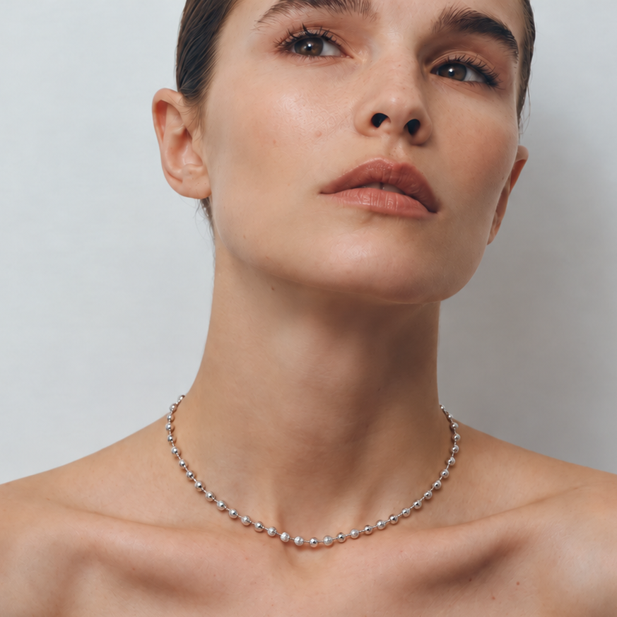 Dorika Rhodium Kolye