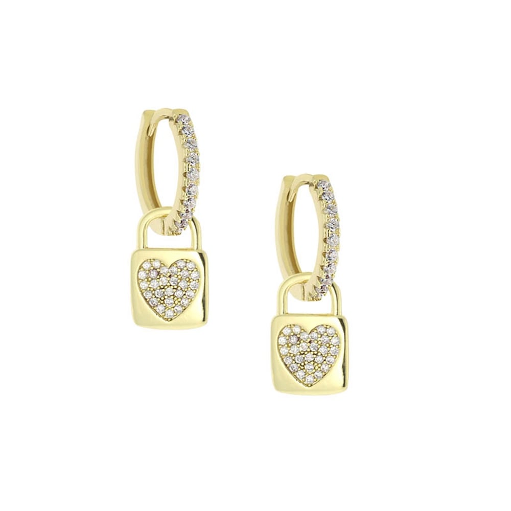 Heartlock Gold Küpe