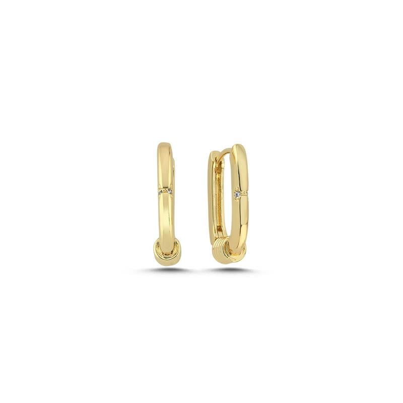 Helical Gold Küpe