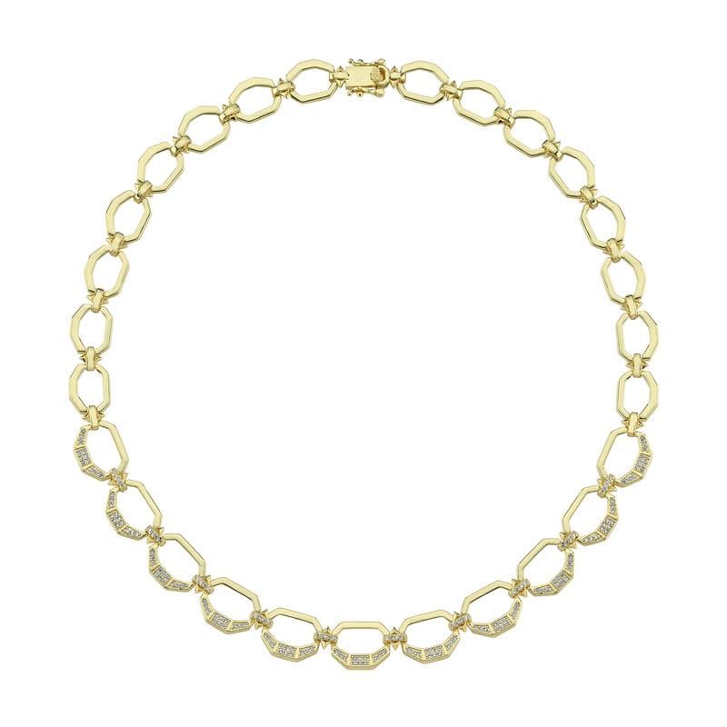 Hexagon Gold Kolye