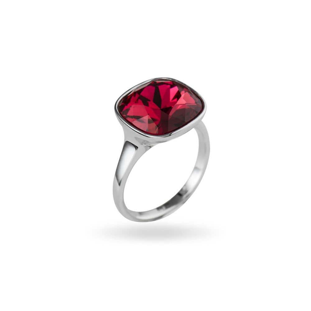 Kare Swarovski Kristalli Yüzük