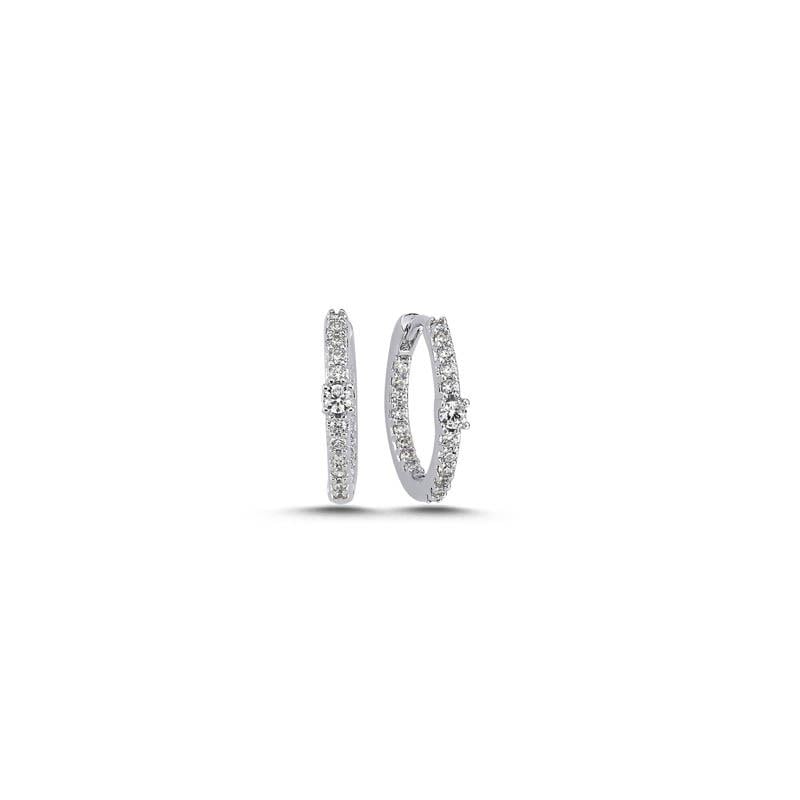 Lunar Rhodium Küpe