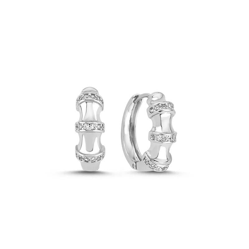 Mila Rhodium Küpe