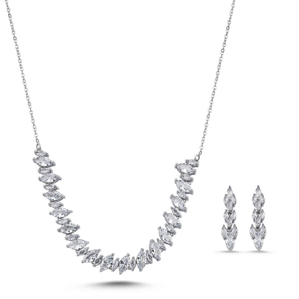 Mom Kolye Küpe Set