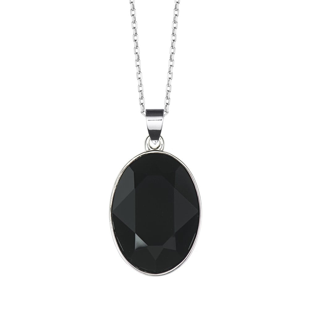 Oval Swarovski Kristalli Kolye Ucu