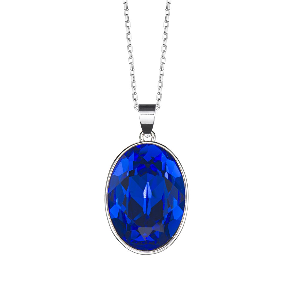 Oval Swarovski Kristalli Kolye Ucu