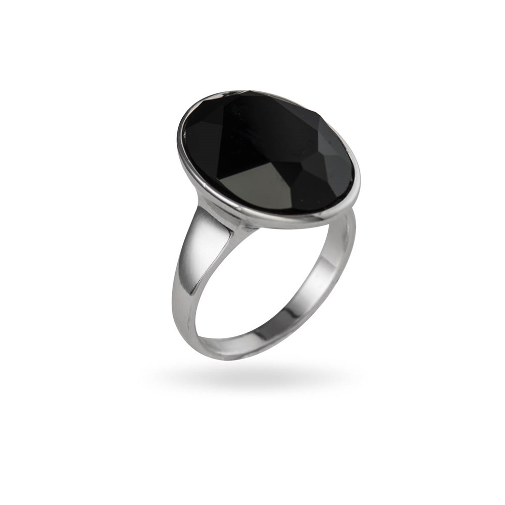 Oval Swarovski Kristalli Yüzük
