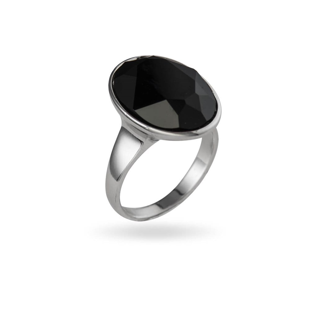 Oval Swarovski Kristalli Yüzük