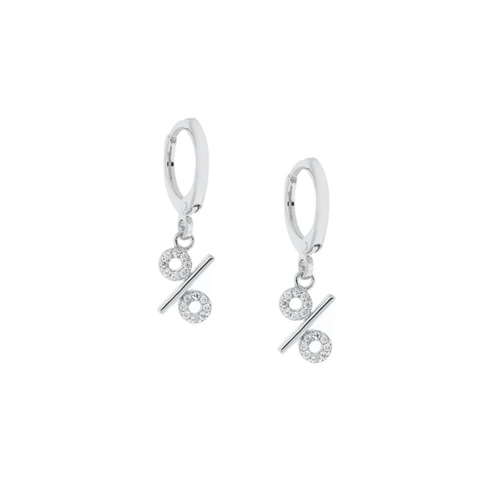 Percentage Rhodium Küpe