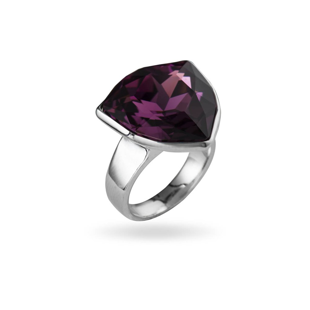 Trilliant Swarovski Kristalli Yüzük