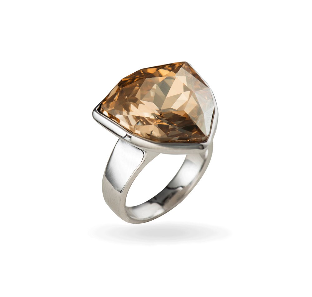 Trilliant Swarovski Kristalli Yüzük