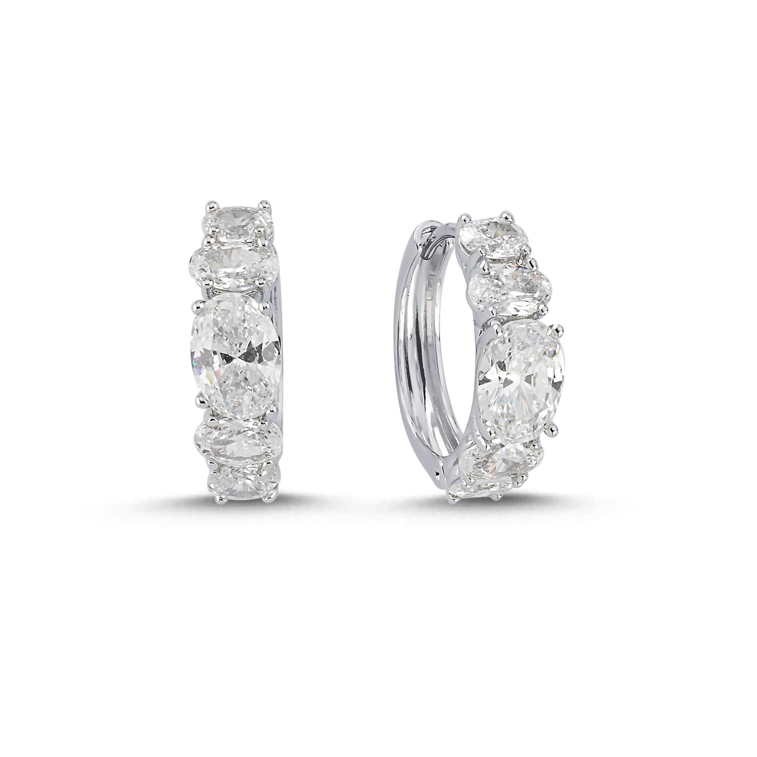 Una Rhodium Küpe