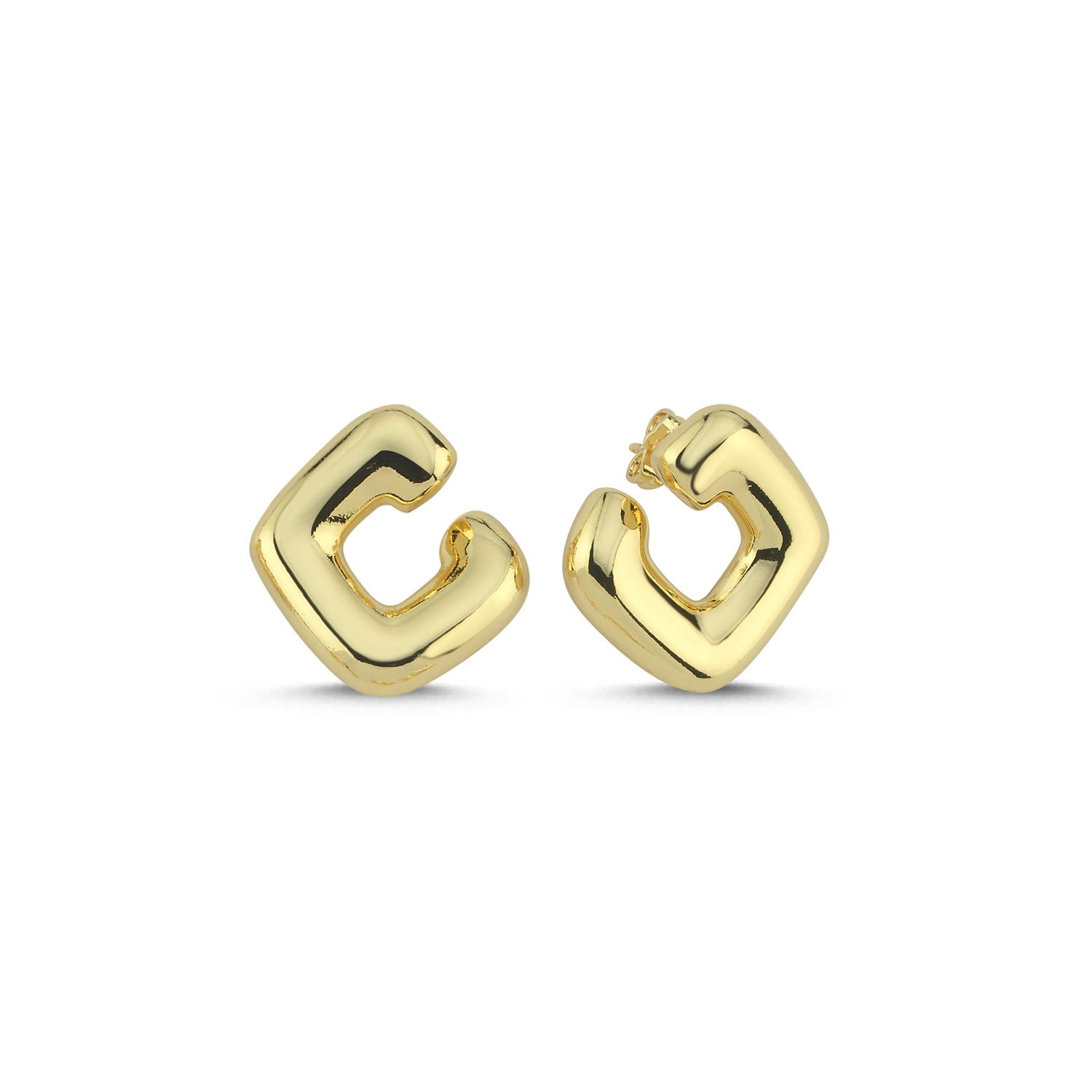 Vier Gold Küpe