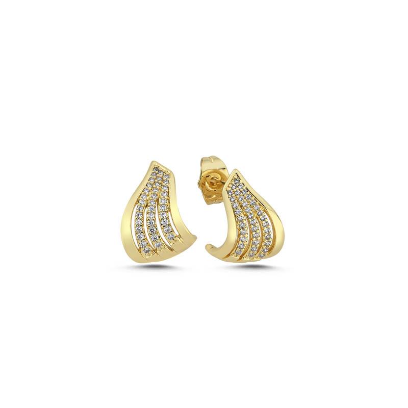 Wing Gold Küpe