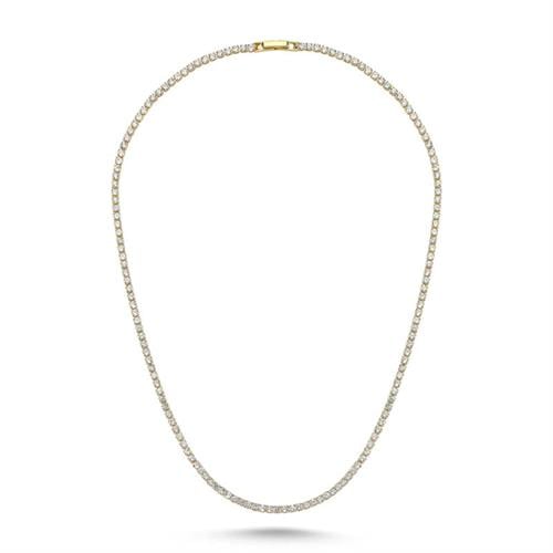 2,5mm 14K Rengi Su Yolu Kolye