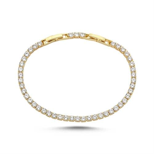 2,5mm Gold Su Yolu Bileklik