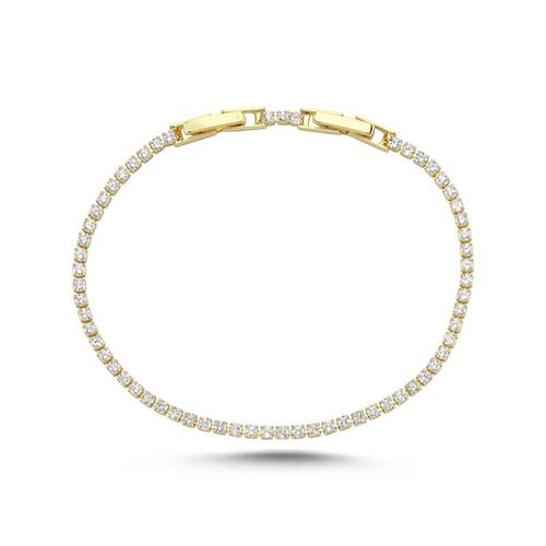 2mm 14K Rengi Su Yolu Bileklik