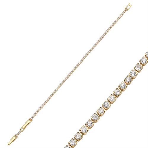 2mm Gold Su Yolu Bileklik