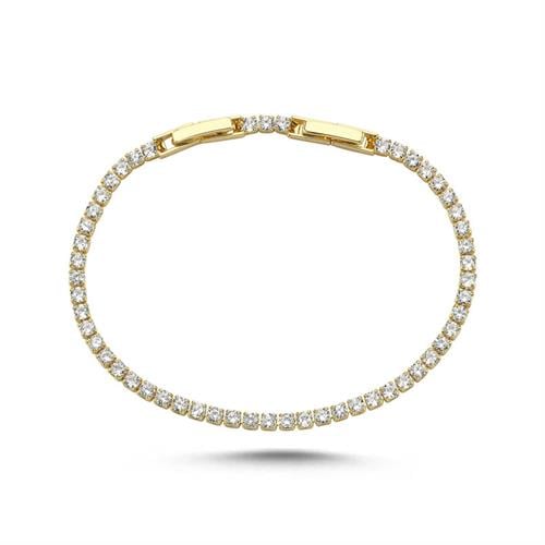 3mm 14K Rengi Su Yolu Bileklik