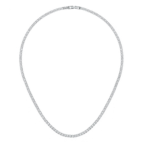 3mm Rhodium Su Yolu Kolye