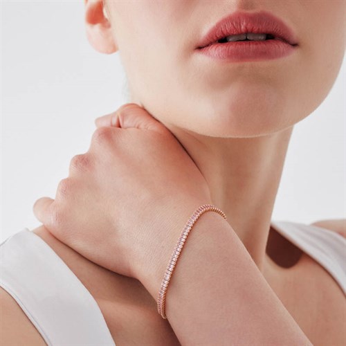 4mm Beyaz Baget Bileklik