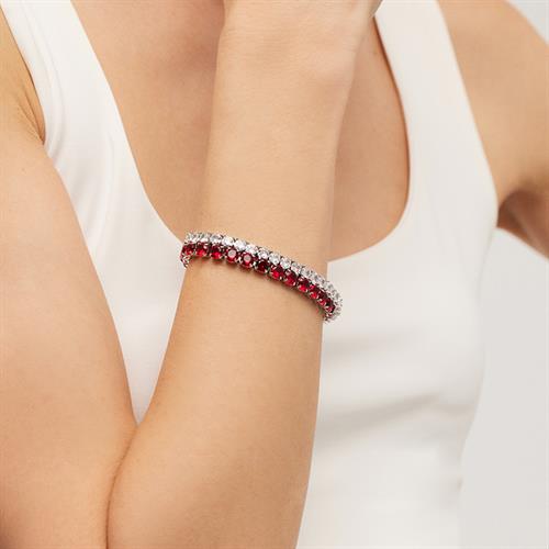 4mm Döküm Kare Taşlı Su Yolu Bileklik