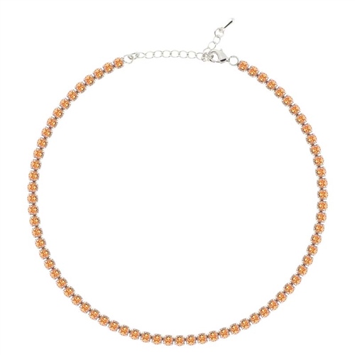 4mm Kahverengi Su Yolu Choker