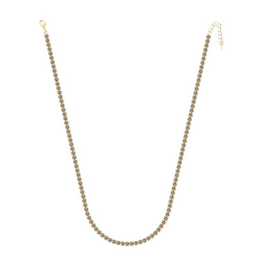 4mm Kahverengi Su Yolu Kolye