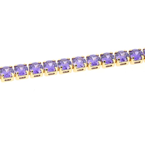 4mm Lila Su Yolu Choker