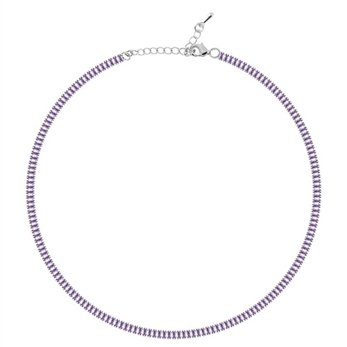 4mm Mor Baget Choker