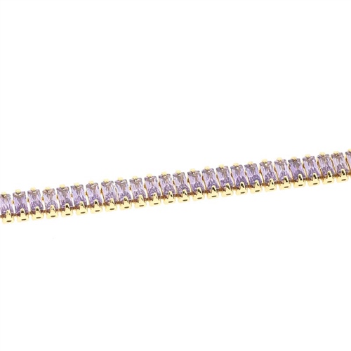 4mm Mor Baget Choker